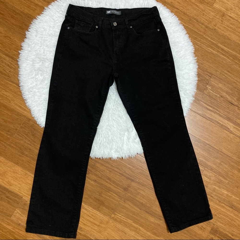 Levi’s 505 Straight Leg Black Jeans